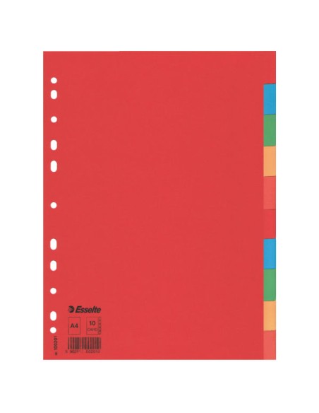 Multicoloured Card Dividers divisor Multicolor 1 pieza(s)