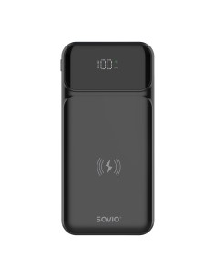 BA-09 batería externa Polímero de litio 37 mAh Cargador inalámbrico Negro