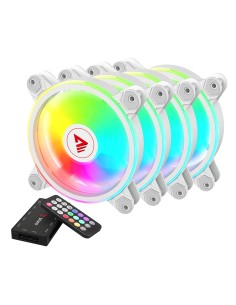 FAN-01 WHITE sistema de refrigeración para ordenador Carcasa del ordenador Ventilador Blanco