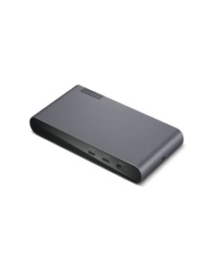 40B30090EU base para portátil y replicador de puertos 2 x USB 3.2 Gen 2 (3.1 Gen 2) Type-C Gris