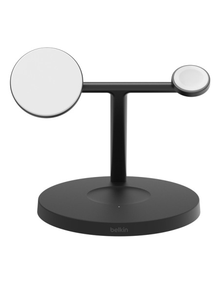 BoostCharge Pro Auriculares, Smartphone, Reloj inteligente Negro USB Cargador inalámbrico Carga rápida Interior