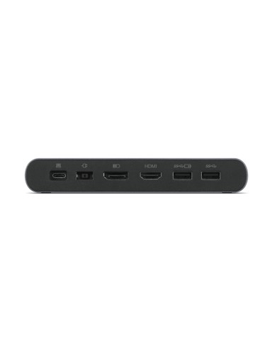 40B30090EU base para portátil y replicador de puertos 2 x USB 3.2 Gen 2 (3.1 Gen 2) Type-C Gris