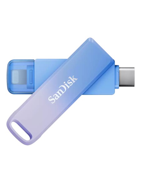 Creator Phone Drive unidad flash USB 128 GB USB Type-C / Lightning 3.2 Gen 1 (3.1 Gen 1) Azul, Lila