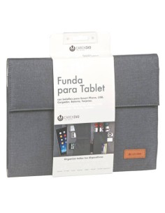 FUNDA TABLET VENTURE 10.1 BOLSILLO Y SOLAPA  GRIS CARCHIVO 23210007