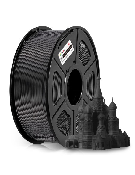 COL3D-LCD164B material de impresión 3d Ácido poliláctico (PLA) Negro 1 kg