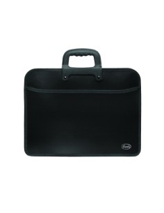 MALETIN FOROFIS PP A4 ASA Y CREM. NEGRO