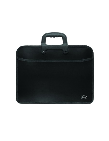 MALETIN FOROFIS PP A4 ASA Y CREM. NEGRO