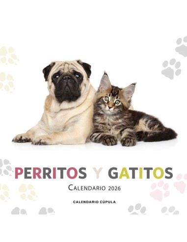 Calendario Perritos y gatitos 2026
