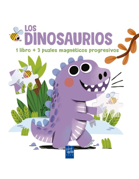 Lee y juega con puzles magneticos Los dinosaurios