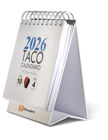 TACO 2026 CALENDARIO DEL CORAZON DE JESUS NOTAS CON SOPORTE