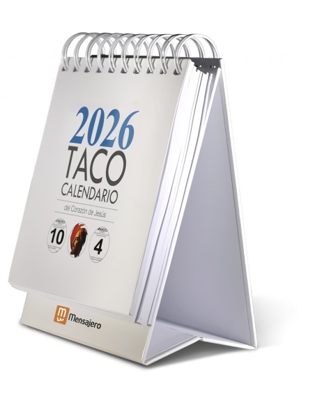 TACO 2026 CALENDARIO DEL CORAZON DE JESUS NOTAS CON SOPORTE
