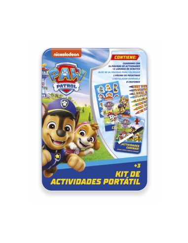 KIT DE ACTIVIDADES PORTATIL PAW PATROL