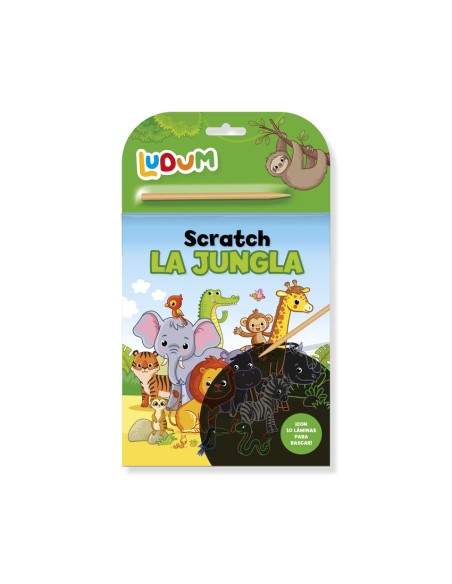 LUDUM COLOR MAGIC LIBRETA SCRATCH LA JUNGLA