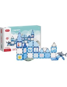 JUEGO MAGNETICO EL OCEANO 40 PIEZAS Y 6 MARCADORES GIROS