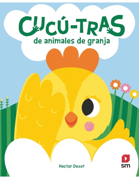 Cucu tras de animales de granja