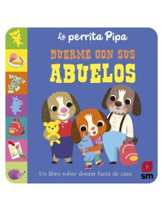 La perrita Pipa duerme con sus abuelos