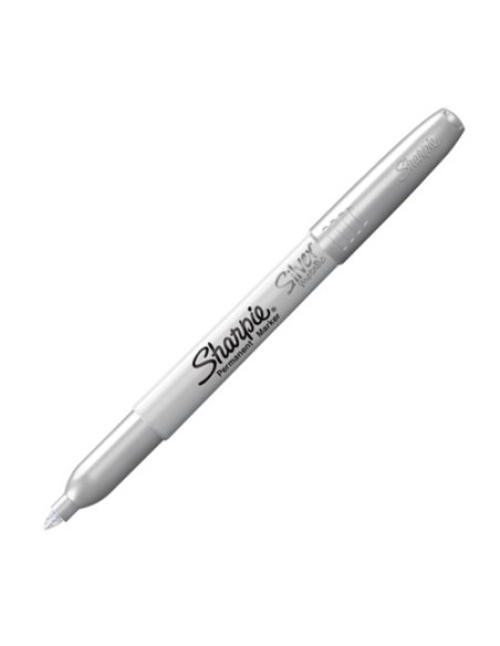 C 12 rotulador sharpie metalic plata marcador permanente punta fina