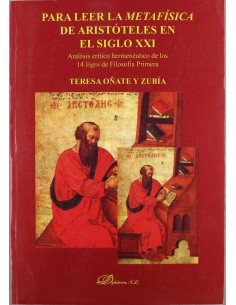 Para leer metafisica de Aristoteles en el Siglo XXI