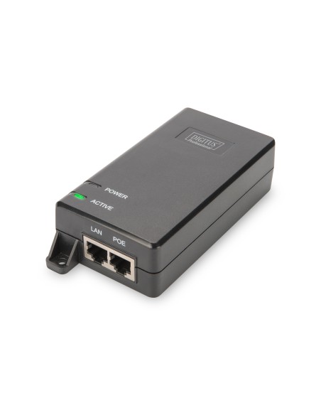 Inyector PoE+ Gigabit Ethernet, 802.3at, 30 W
