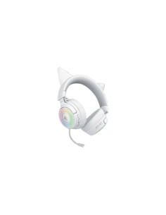 Kraken Kitty V3 Pro - White Auriculares Inalámbrico y alámbrico Diadema Juego USB tipo A Bluetooth Blanco
