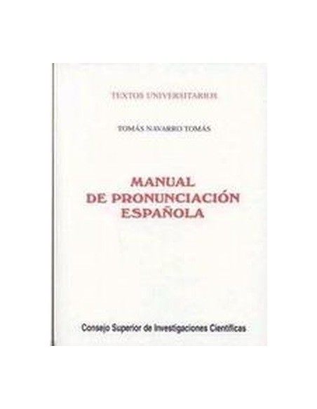 MANUAL DE PRONUNCIACION ESPANOLA