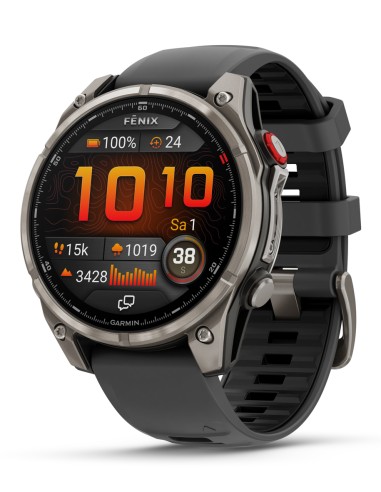 fenix 8 Pro 3,56 cm (1.4") AMOLED 47 mm Digital 454 x 454 Pixeles Pantalla táctil Grafito, Titanio Wifi GPS (satélite)