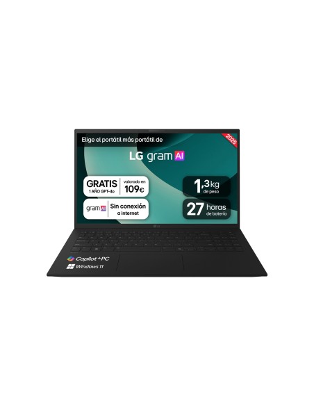 Gram 15Z80T-G.AS58B ordenador portatil Copilot+ PC AMD Ryzen AI 5 340 Portátil 38,1 cm (15") Full HD 16 GB LPDDR5-SDRAM 1 TB SSD