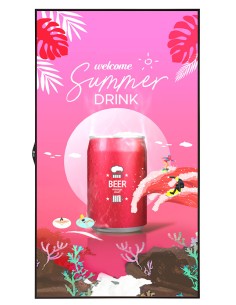 75XS4P-B.AEU pantalla de señalización Pantalla plana para señalización digital 190,5 cm (75") LED 4000 cd / m² UHD+ Negro WebOS 
