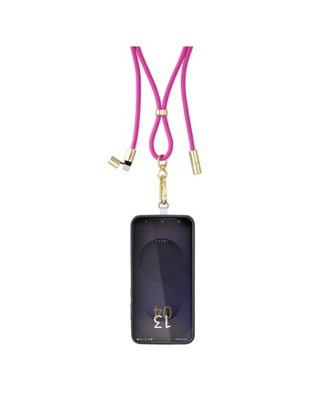 Handykette als Lade- + Datenkabel USB-C bis 1,65m neon pink cable USB USB C Rosa
