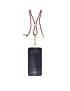 Handykette als Lade- + Datenkabel USB-C bis 1,65m neon mix cable USB USB C Multicolor