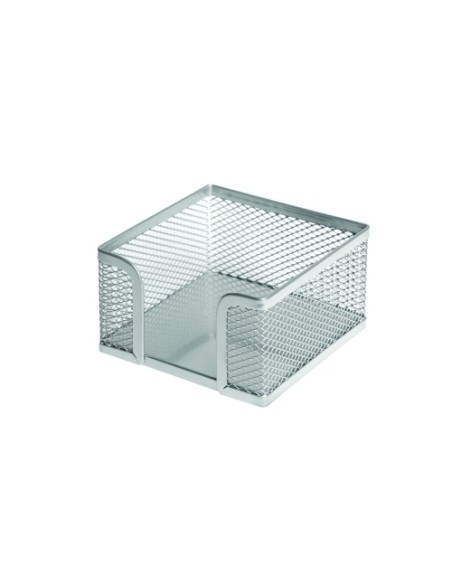 PORTA NOTAS FOROFIS METAL CUADRADO PLATA