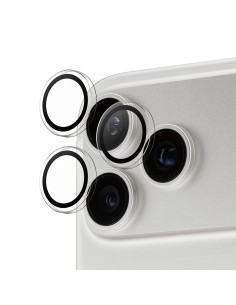 ® Hoops® Transparent Camera Lens Protector iPhone 17 Pro | iPhone 17 Pro Max | iPhone 16 Pro | 16 Pro Max Protector de pantalla 