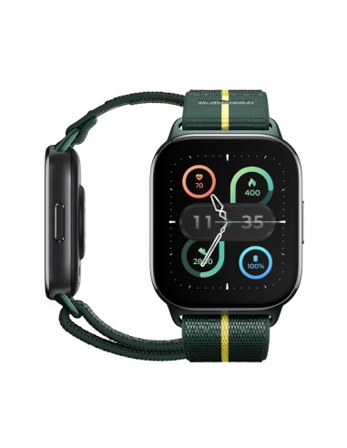 moto watch fit 4,83 cm (1.9") OLED 44.5 mm Digital Pantalla táctil Verde, Gris GPS (satélite)