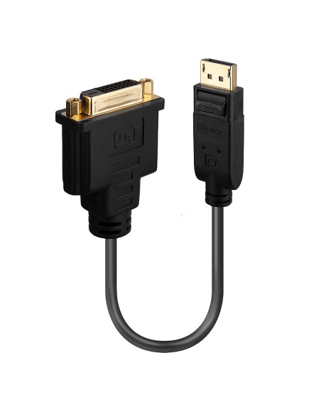 41004 adaptador de cable de vídeo 0,15 m DisplayPort DVI-D Negro