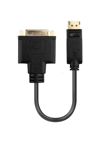 41004 adaptador de cable de vídeo 0,15 m DisplayPort DVI-D Negro