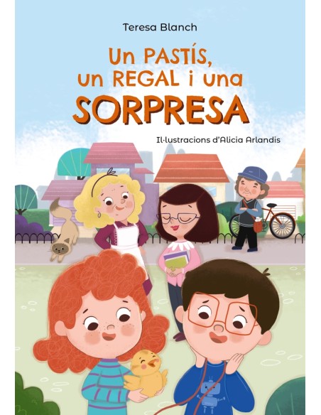 Un pastis un regal i una sorpresa