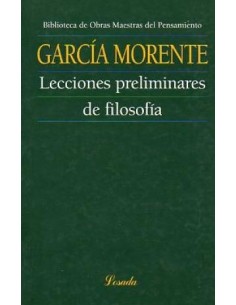 Lecciones Preliminares de Filosofia