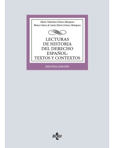 Lecturas de Historia del Derecho Espanol Textos y contextos
