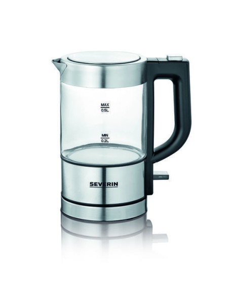 WK 3472 tetera eléctrica 0,5 L 1100 W Plata