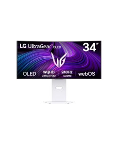 34GX90SA-W pantalla para PC 86,4 cm (34") 3440 x 1440 Pixeles Wide Quad HD OLED Blanco