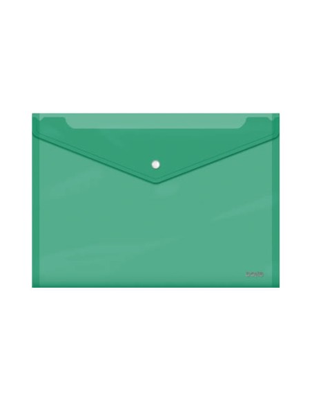 SOBRES POLIPROPILENO BROCHE VERDE FOLIO APAISADO 360X255 DOHE 91479
