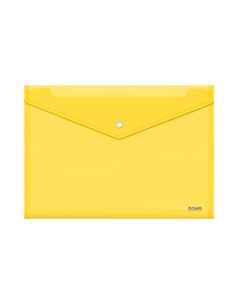 SOBRES POLIPROPILENO BROCHE AMARILLO FOLIO APAISADO 360X255 DOHE 91480