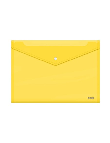 SOBRES POLIPROPILENO BROCHE AMARILLO FOLIO APAISADO 360X255 DOHE 91480