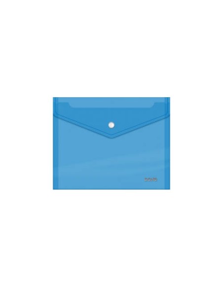 SOBRES POLIPROPILENO BROCHE AZUL A5 APAISADO 215X170 DOHE 91483