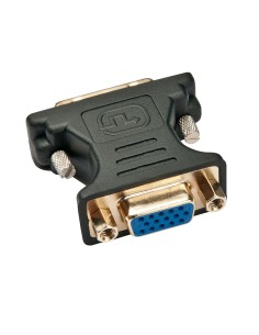 41199 cambiador de género para cable VGA DVI-I Negro, Oro 2