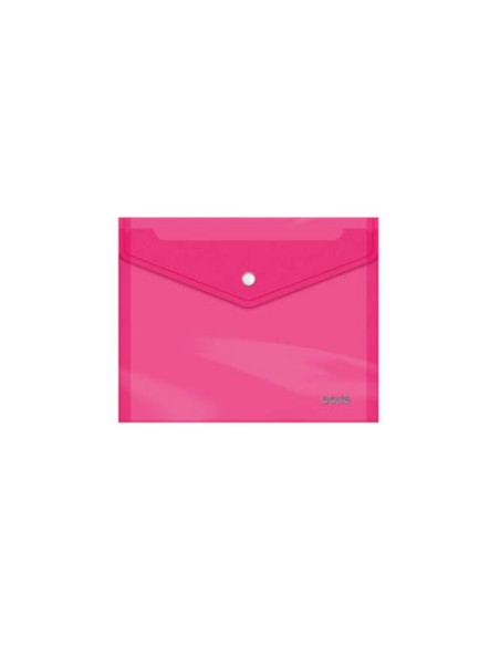 SOBRES POLIPROPILENO BROCHE ROSA A5 APAISADO 215X170 DOHE 91484