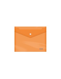 SOBRES POLIPROPILENO BROCHE NARANJA A5 APAISADO 215X170 DOHE 9148