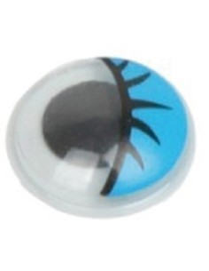 OJOS MOVILES SMART AZUL 15 mm. PACK 30