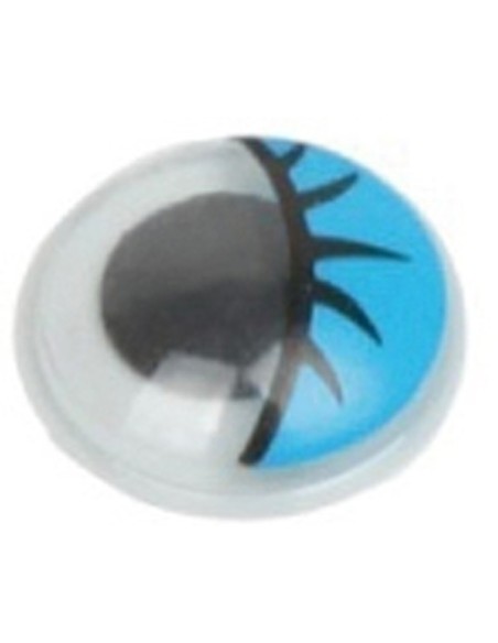 OJOS MOVILES SMART AZUL 15 mm. PACK 30