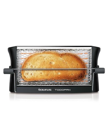 Todopan 700 W Negro, Acero inoxidable